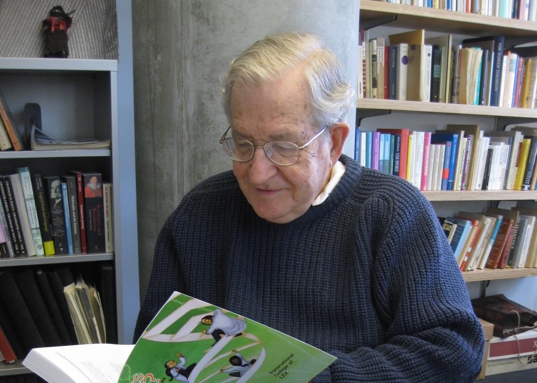 Noam Chomsky Reads DNA book